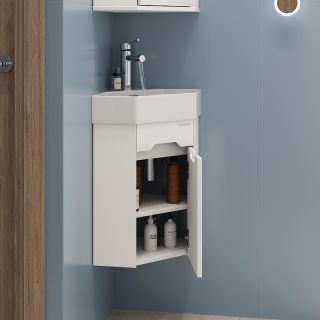 Тумба под раковину подвесная Onika Айленд 103502 35 см белый